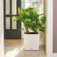 Умный вазон (кашпо и горшок) Lechuza Cube Cottage 30 Светло-серый для цветов и растений