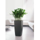 Умный вазон (кашпо и горшок) Lechuza Cubico Color 40 Серый для цветов и растений