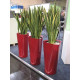 Умный вазон (кашпо и горшок) Lechuza Delta 30 Красный для цветов и растений