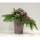 Умный вазон (кашпо и горшок) Lechuza Deltini Серо-коричневый для цветов и растений